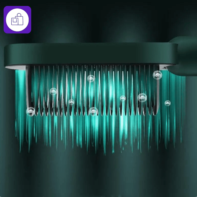Escova de Cabelo Elétrica – Alisamento Prático com Aquecimento Instantâneo