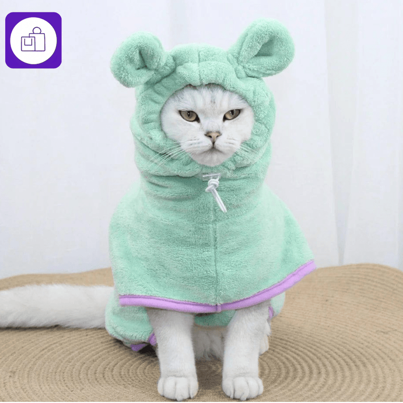Toalha macia para cães e gatos – toque suave que evita coceiras e alergias