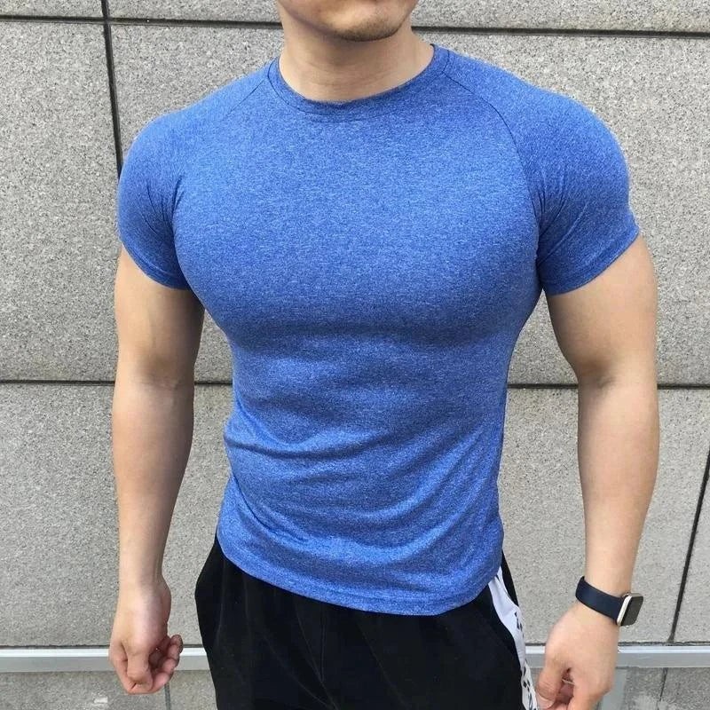 Tops de Treino Casual – Camiseta Masculina de Alta Qualidade para Resultados