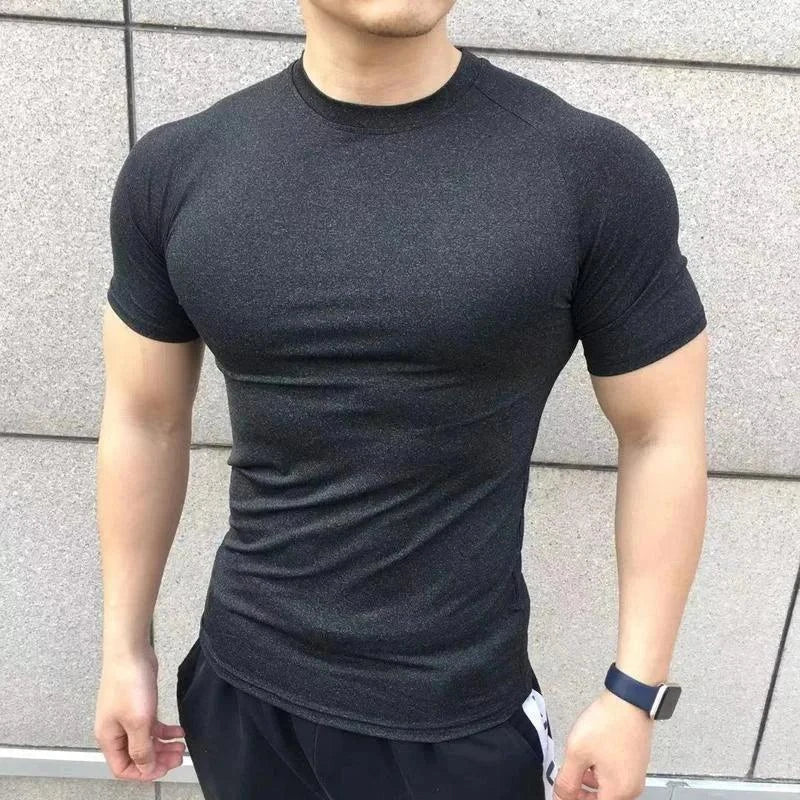 Tops de Treino Casual – Camiseta Masculina de Alta Qualidade para Resultados