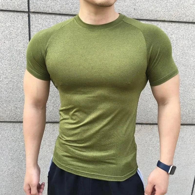 Tops de Treino Casual – Camiseta Masculina de Alta Qualidade para Resultados