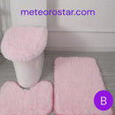 Conjunto de Tapetes Antiderrapantes para Banheiro – Proteção e Estilo em Seu Banho